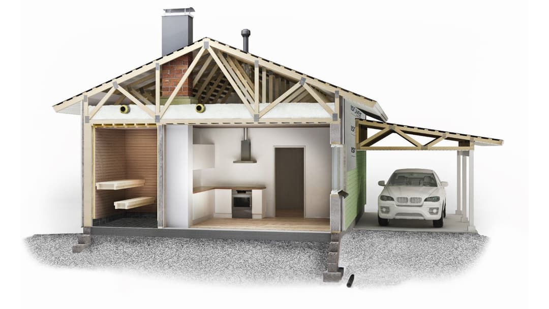 Koko kodin eristämiseen löydät tuotteet ISOVERilta