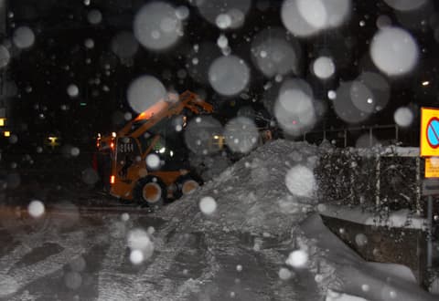 Runsasluminen talvi tietää kuluja ja kiirettä