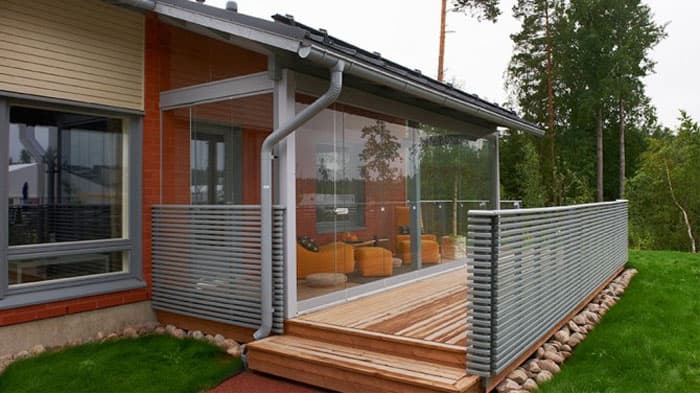Terassilasituksia myös rivi- ja paritaloihin