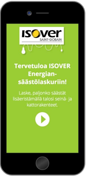 Laske paljonko säästät lisäeristämällä talosi seinä- ja kattorakenteet