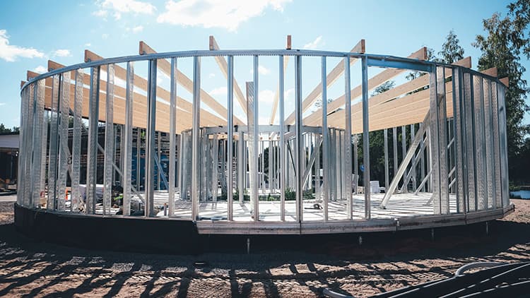 Pyöreä talo mullistaa suomalaista asuntorakentamista