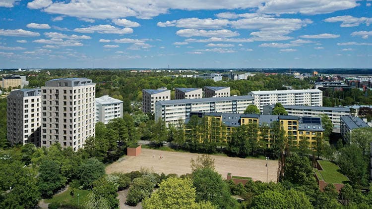 Tiilipalkit osana julkisivumuurausta