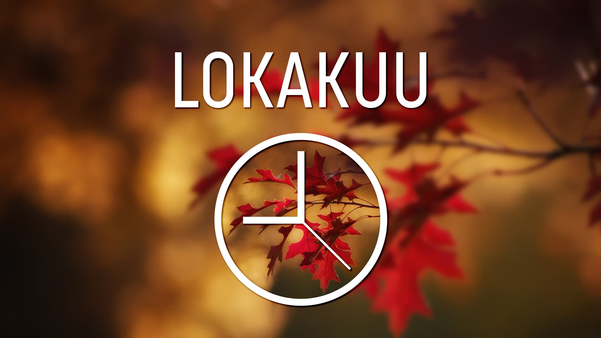 Taloyhtiön vuosikello: Lokakuu