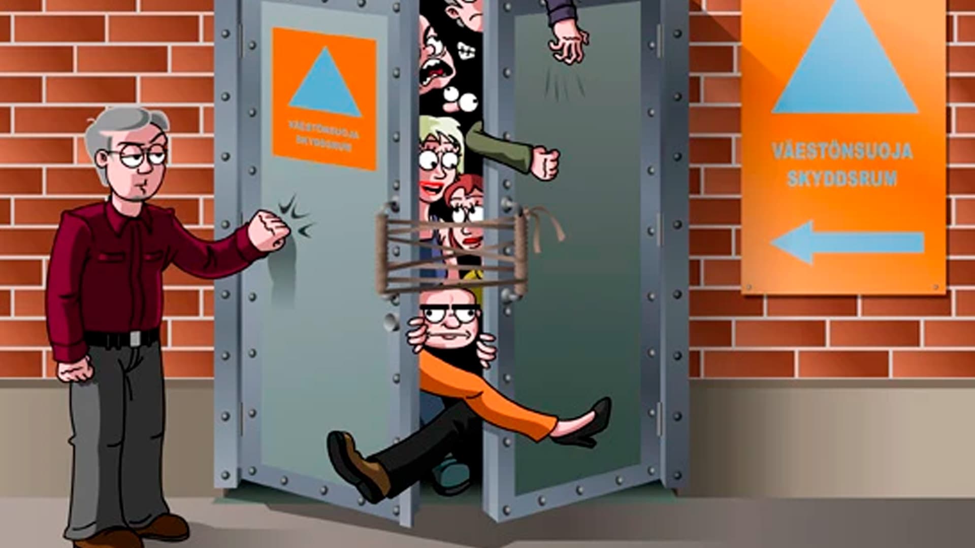 <p data-block-key="bv5vx">Yhteiset tilat pysyvät turvallisina, kun poistumistiet, tekniset tilat ja varastokäytävät pidetään järjestyksessä. (Kuva Keijo Aulu)</p>